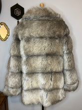 Load image into Gallery viewer, Vintage Faux Fur Toggle Collar Coat
