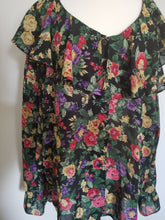 Load image into Gallery viewer, Flower Power Ruffle Blouse