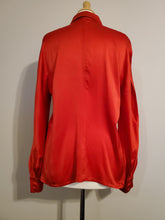 Load image into Gallery viewer, Shelly Red Silk Blouse
