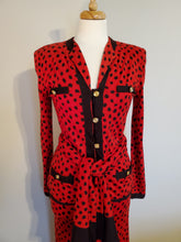 Load image into Gallery viewer, Ella Red Printed Suit