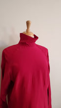 Load image into Gallery viewer, Emery Cranberry Silk Blouse
