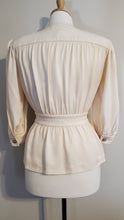 Load image into Gallery viewer, Carlisle Cream Silk Blouse
