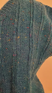 Speckled Teal Sweater Vest