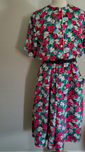 Load image into Gallery viewer, Multi Colored Floral Print Dress