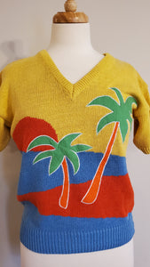 Tropic Palm Tree Sweater