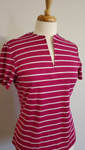 Load image into Gallery viewer, Raspberry Striped Shirt
