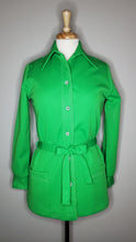 Load image into Gallery viewer, Green 70s Sears Belted Blouse