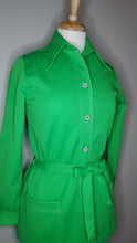 Load image into Gallery viewer, Green 70s Sears Belted Blouse