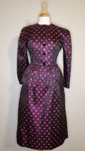 Load image into Gallery viewer, Pink and Black Polka Dot 2pc Suit
