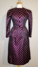 Load image into Gallery viewer, Pink and Black Polka Dot 2pc Suit