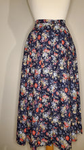 Load image into Gallery viewer, Laura Ashley Floral Button Skirt