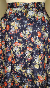 Laura Ashley Floral Button Skirt