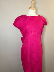 Hot Pink Low Back Dress